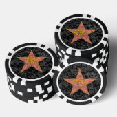 Hollywood Ster Poker Chips (Opstapeling)