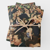 Hollywood Theme Fancy Partij met Ballonnen Inpakpapier Vel (In situ)