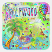 Hollywood Tijdloze Melodie Sticker (Voorkant)