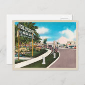 Hollywood van de Zee Florida Briefkaart (Voorkant / Achterkant)