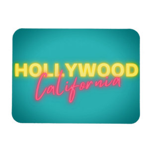 Hollywood Vintage Neon Lights  Magneet