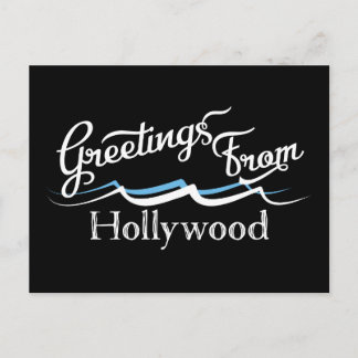 Hollywood Water Waves Briefkaart