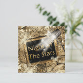 Hollywoodfeest Kaart (Staand voorkant)