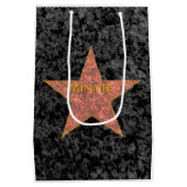 Hollywoodster gepersonaliseerd medium cadeauzakje (Achterkant)