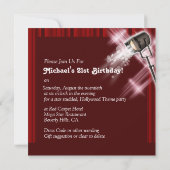 Hollywoodthema "elke leeftijd" PERSONALIZE Kaart (Achterkant)