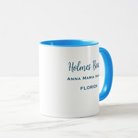 Holmes Beach Floride Café Mug (Devant droit)