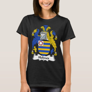 Holmes Coat of Arms Family Crest T-shirt