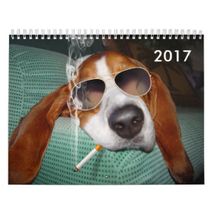 Holmes, dat 'Bad Boy Basset' is terug! Kalender