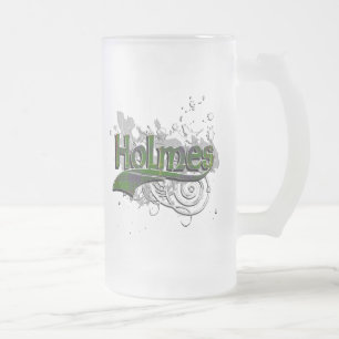 Holmes Tartan Grunge Matglas Bierpul
