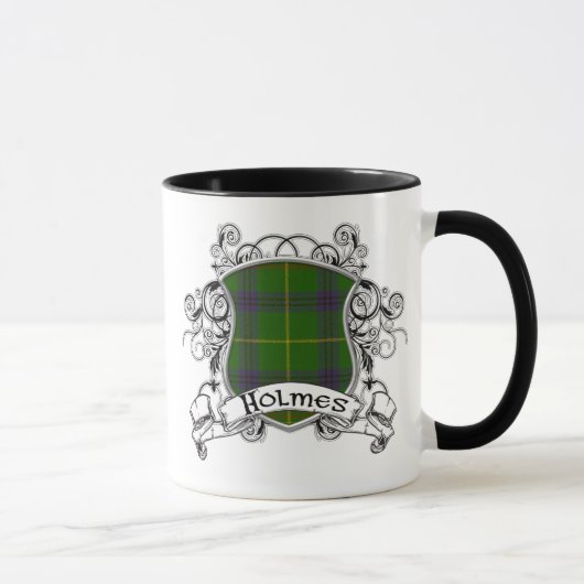 Holmes Tartan Shield Mok (Rechts)