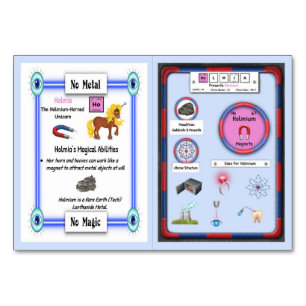 Holmia - Carte de commerce Holmium Horn Unicorn