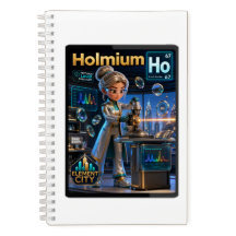 Holmium (Ho) – Atoom | ATOMIVRA™ Collectie
