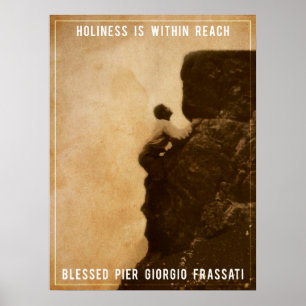Holness - Blessed Pier Giorgio Frassati Poster