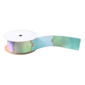 Holo Agate | Faux Iriscent Pastel Ombre Marmer Lint (Spoel)