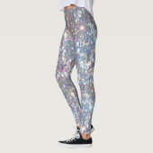 Holo glam Glitter print LEGGINGS uit Glitz! (Links)