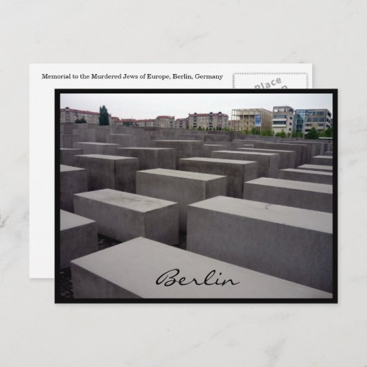 Holocaust-herdenking Europa Briefkaart (Voorkant / Achterkant)