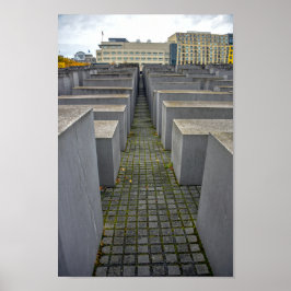 Holocaust Memorial, Berlijn, Duitsland Poster
