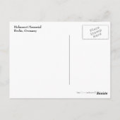 Holocaust Memorial Briefkaart (Achterkant)