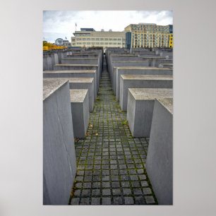 Holocaustmonument, Berlijn, Duitsland Poster
