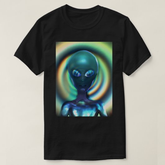 Holofoil 1A Grey Alien T-shirt (Design voorkant)