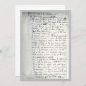 Holograaf van Keats's ode aan een Nightingale (Voorkant / Achterkant)