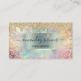 Holografen maken nagellakken visitekaartje