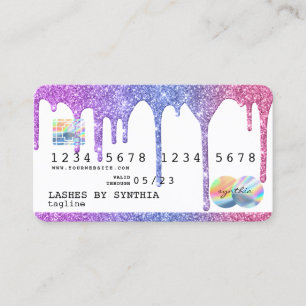 Holografen Moderne creditcard Visitekaartje