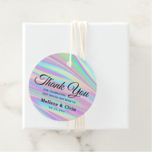 Holografie Unicorn Bedankjes Labels