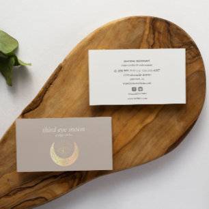 Holografisch 3e EYE-maan Yoga Spirituele coach Visitekaartje