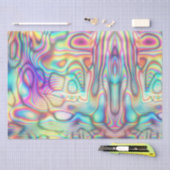 Holografisch Abstract Modern Futuristisch Elegant Tissuepapier (Craft)