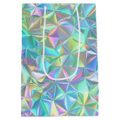 holografisch Abstract patroon Medium Cadeauzakje (Achterkant)