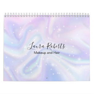 Holografisch Achtergrondhologram Neon Overlay Kalender