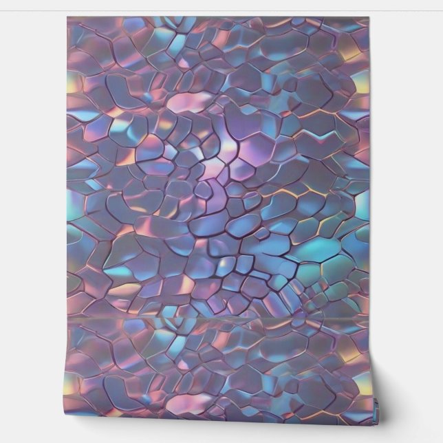 Holografisch behang (Afrollen)