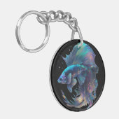 Holografisch bèta-visSleutelhanger Sleutelhanger (Voorkant Links)