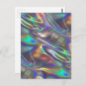 holografisch briefkaart (Voorkant / Achterkant)