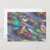 holografisch briefkaart (Voorkant / Achterkant)