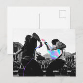 Holografisch concert briefkaart (Voorkant / Achterkant)