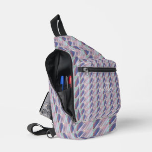 Holografisch Cute Gestreepte Meisjesachtig Sling Bag