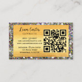 Holografisch Elegant Visitekaartje (Achterkant)