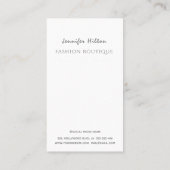 Holografisch elegante luxe glans visitekaartje (Achterkant)