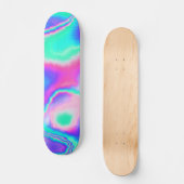 Holografisch glitch skateboard (Voorkant)