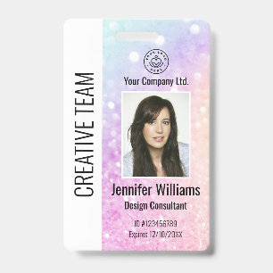 holografisch glitter Girly Glamoureus Badge