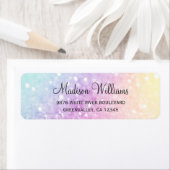  holografisch glitter Girly Glamoureus Etiket (Insitu)