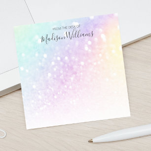 holografisch glitter Girly Glamoureus Post-it® Notes