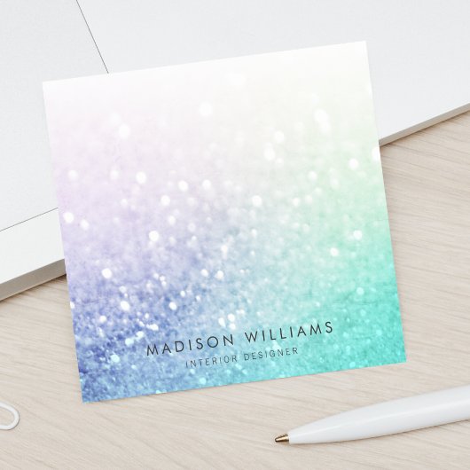 holografisch glitter Girly Glamoureus Post-it® Notes