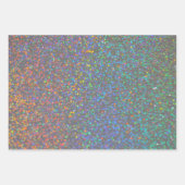 holografisch glitter inpakpapier vel (Voorkant 3)