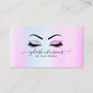 Holografisch glitter voor Eyelash Extension Lash Visitekaartje