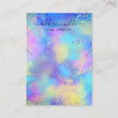 Holografisch Iridescent Ketting dat beeldscherm ve Visitekaartje (Voorkant)