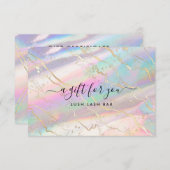 Holografisch Iridescent Opal Gem | Cadeaubon (Voorkant / Achterkant)