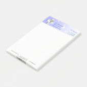 Holografisch Medisch 3D Caduceus White Cross Post-it® Notes (Schuin)